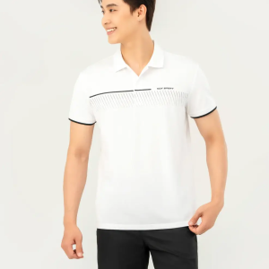 Áo Polo Thể Thao In Kẻ Ngang Ngực (SAM6065)