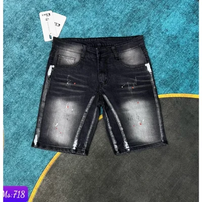 Quần Short Jean Nam Rách