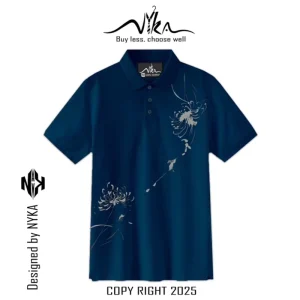 Áo Polo Nam Hoa Bỉ Ngạn Có BIGSIZE - Vải Cá Sấu Dày Dặn Không Nhăn Xù Phai Màu Thoáng Mát